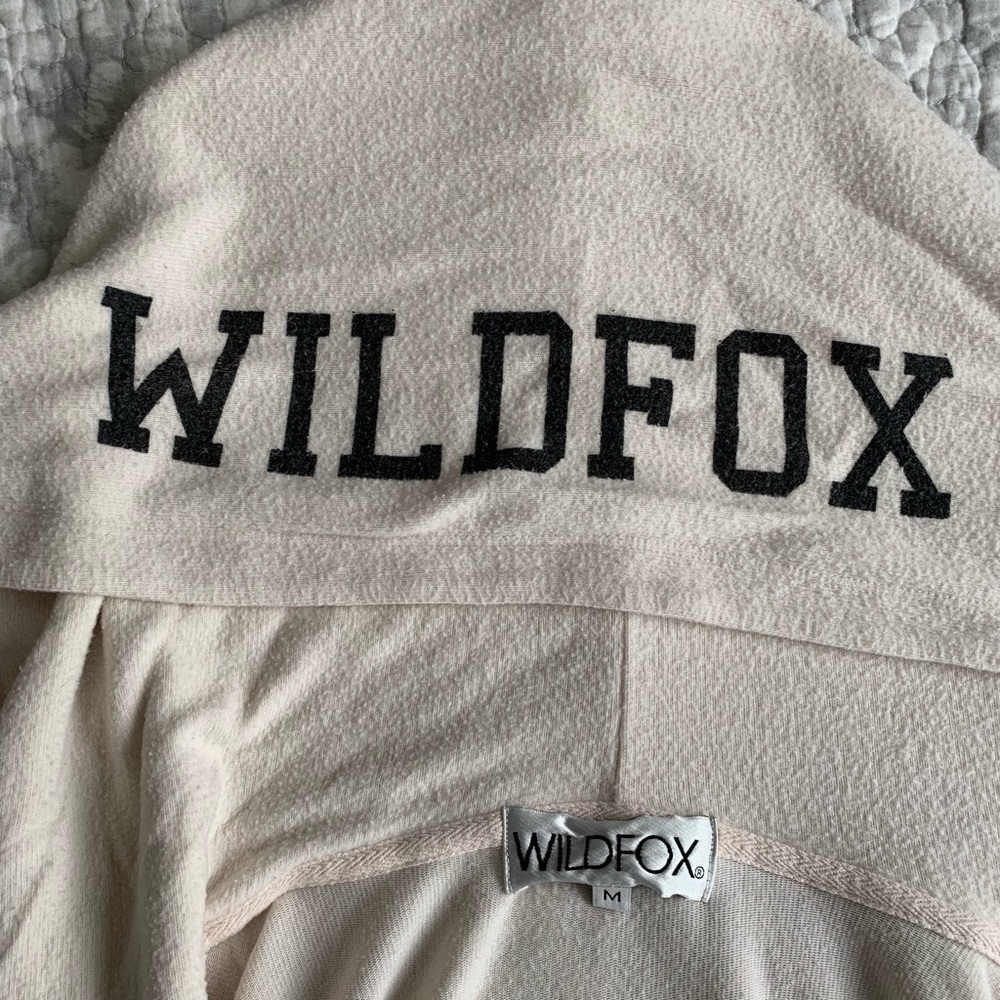 Cream colored Wildfox sweatshirt